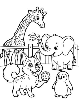 Printable: Zoo day
